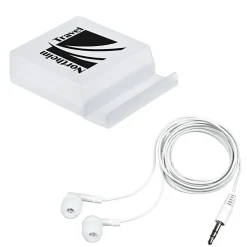 Phone Stand with Compartment - Earbuds