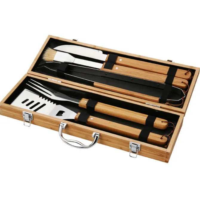5-Piece Bamboo BBQ Set