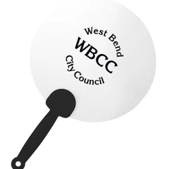 Plastic Hand Fan - 24 hr