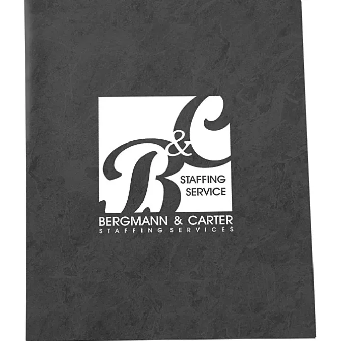 Pocket Folder Padfolio - Marble