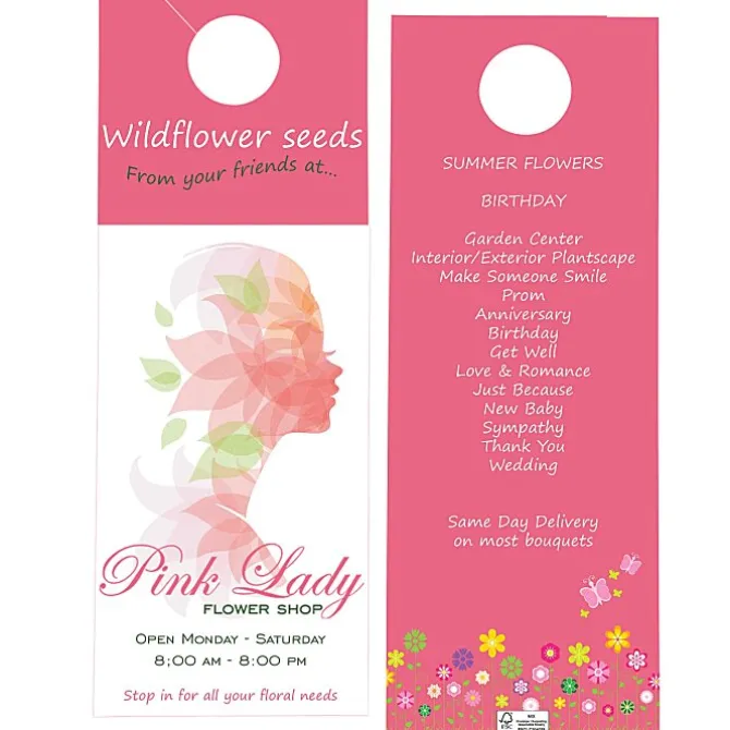 Pocket Paper Stock Door Hanger