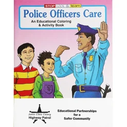 Police Officers Care Coloring Book