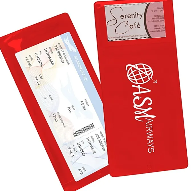 Policy and Document Holder with Business Card Pocket