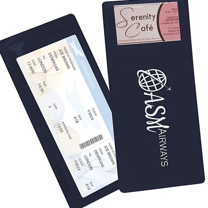 Policy and Document Holder with Business Card Pocket