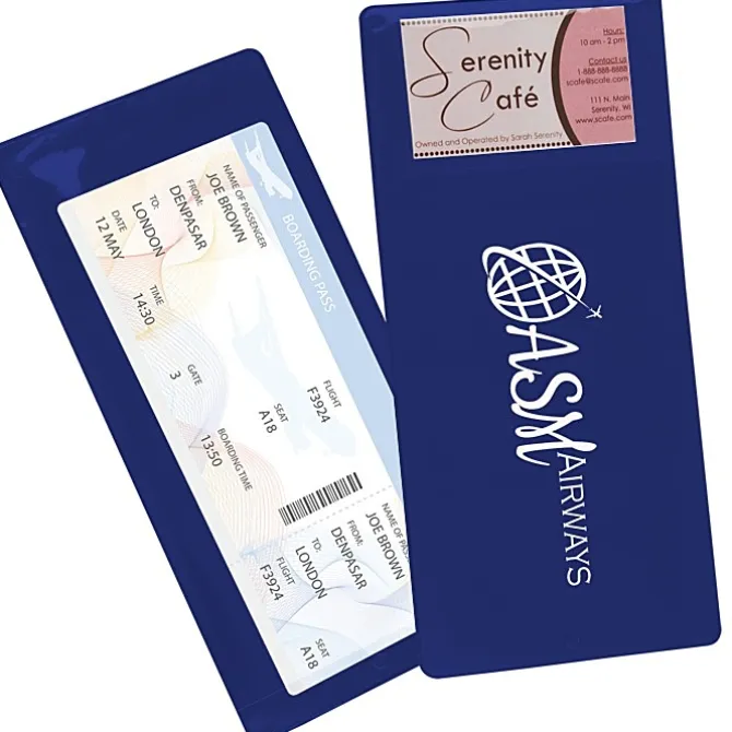 Policy and Document Holder with Business Card Pocket