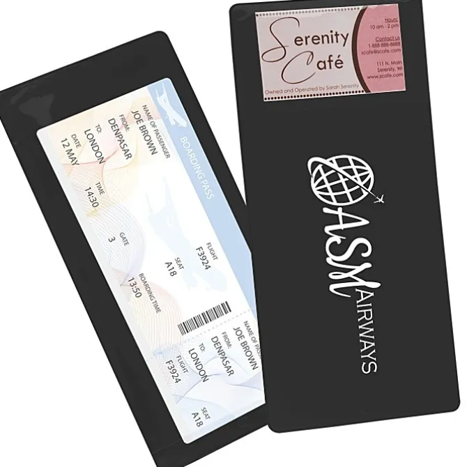 Policy and Document Holder with Business Card Pocket