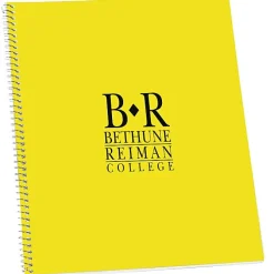 Poly Cover Notebook - 10 7/8 x 8 3/16 - Narrow Rule - Opaque
