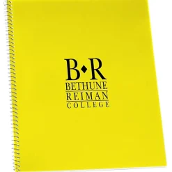Poly Cover Notebook - 10 7/8 x 8 3/16 - Narrow Rule - Translucent