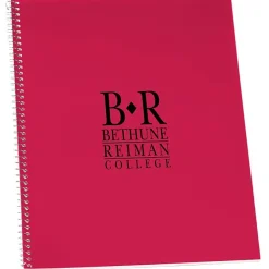 Poly Cover Notebook - 10 7/8 x 8 3/16 - Narrow Rule - Translucent