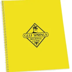 Poly Cover Notebook - 10 7/8 x 8 3/16 - Wide Rule - Opaque