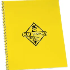 Poly Cover Notebook - 10 7/8 x 8 3/16 - Wide Rule - Opaque