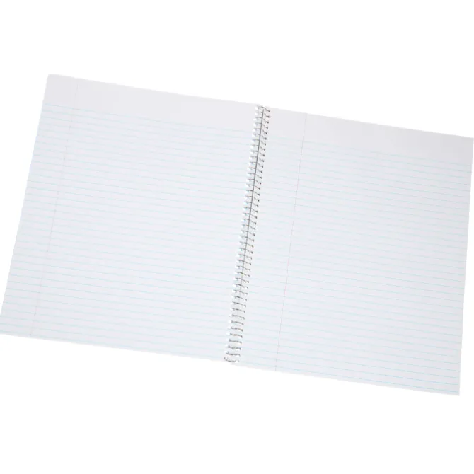 Poly Cover Notebook - 10 7/8 x 8 3/16 - Wide Rule - Translucent