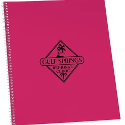 Poly Cover Notebook - 10 7/8 x 8 3/16 - Wide Rule - Translucent