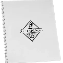 Poly Cover Notebook - 10 7/8 x 8 3/16 - Wide Rule - Translucent