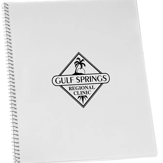 Poly Cover Notebook - 10 7/8 x 8 3/16 - Wide Rule - Translucent