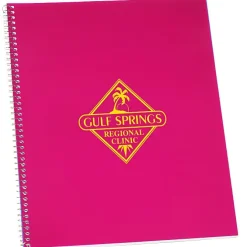 Poly Cover Notebook - 10 7/8 x 8 3/16 - Wide Rule - Translucent