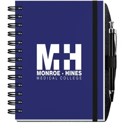 Polypro Journal with Pen - 7 inches x 5 inches - 100 sheet - Solid