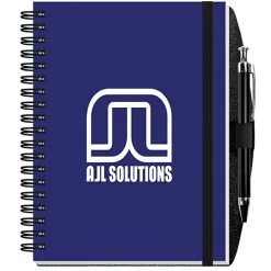 Polypro Journal with Pen - 7 inches x 5 inches - 50 sheet - Solid