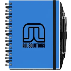 Polypro Journal with Pen - 7 inches x 5 inches - 50 sheet - Solid