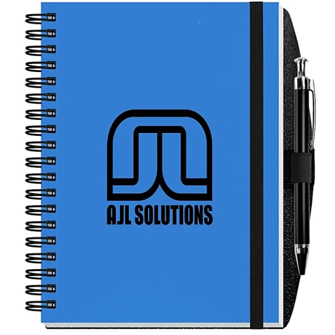 Polypro Journal with Pen - 7 inches x 5 inches - 50 sheet - Solid