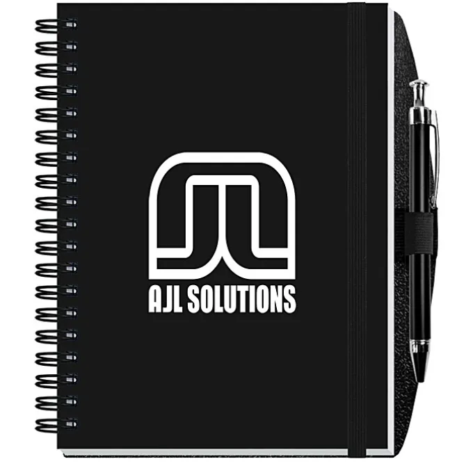 Polypro Journal with Pen - 7 inches x 5 inches - 50 sheet - Solid