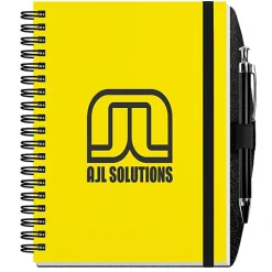 Polypro Journal with Pen - 7 inches x 5 inches - 50 sheet - Solid