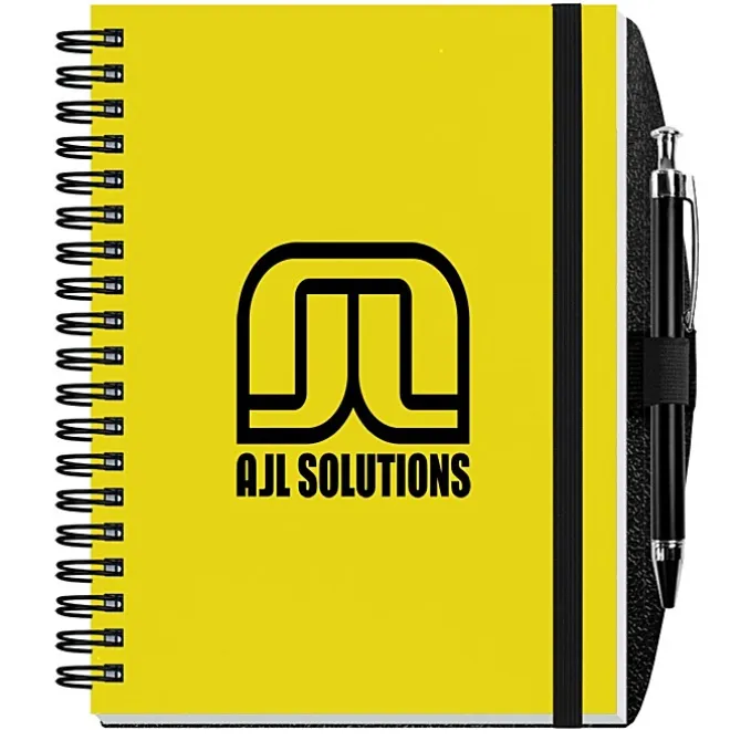 Polypro Journal with Pen - 7 inches x 5 inches - 50 sheet - Solid