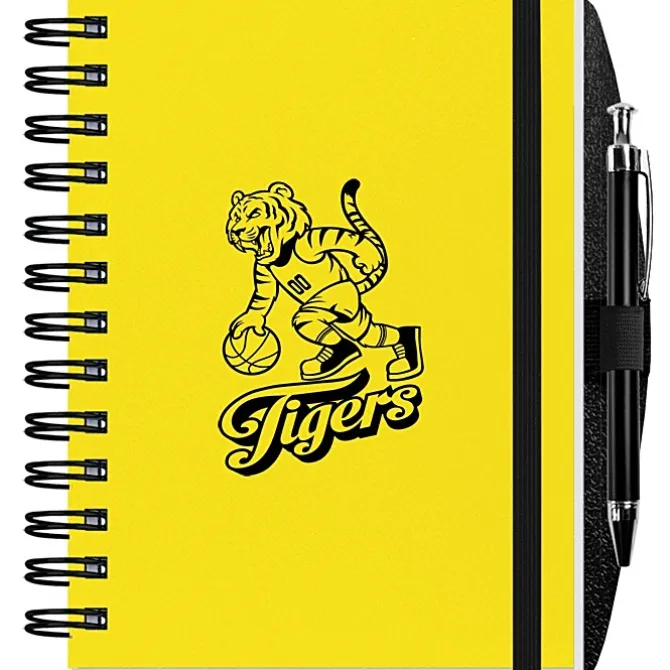 Polypro Journal with Pen - 7 inches x 5 inches - 100 sheet - Translucent