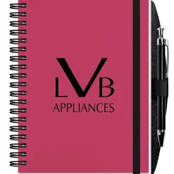 Polypro Journal with Pen - 7 inches x 5 inches - 50 sheet - Translucent