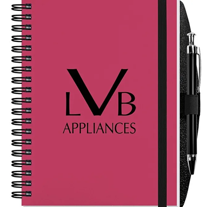Polypro Journal with Pen - 7 inches x 5 inches - 50 sheet - Translucent