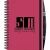 Polypro Journal with Pen - 10 inches x 7 inches - 100 sheet - Translucent