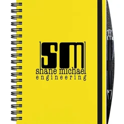 Polypro Journal with Pen - 10 inches x 7 inches - 100 sheet - Translucent