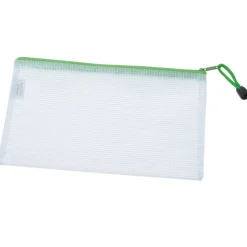 PolyWeave Zippered Pouch with Business Card Holder - 6 inches x 10 inches