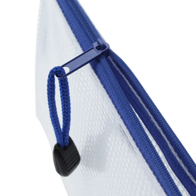 PolyWeave Zippered Pouch with Business Card Holder - 4 inches x 10 inches