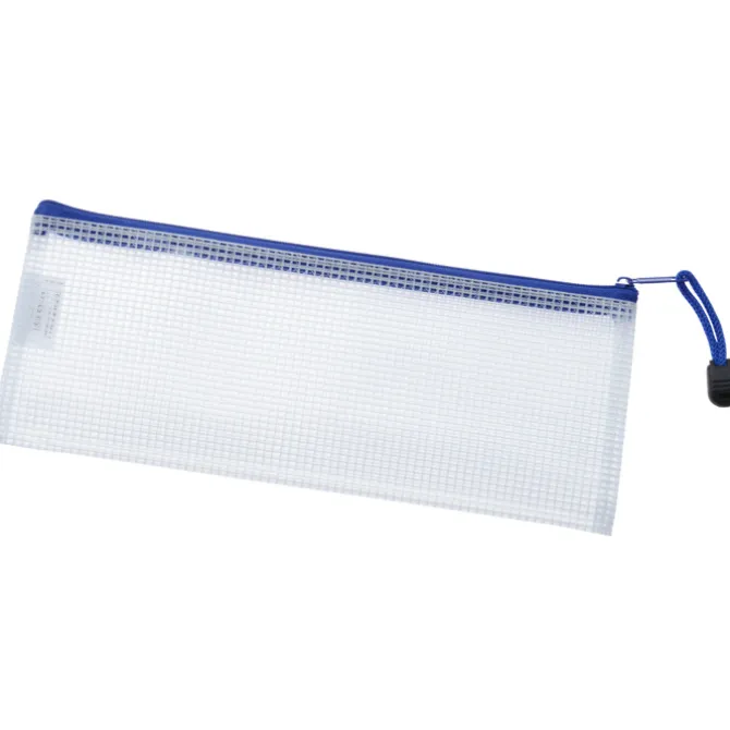 PolyWeave Zippered Pouch with Business Card Holder - 4 inches x 10 inches