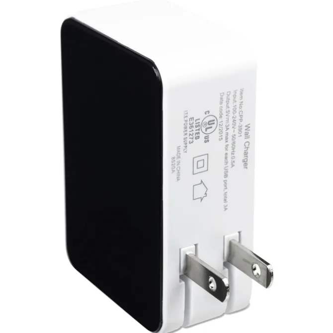 4 Port USB Folding Wall Charger