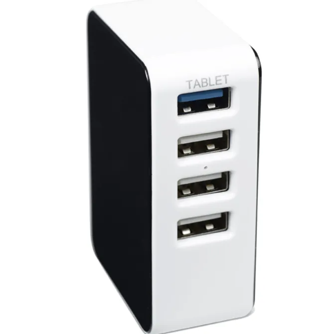 4 Port USB Folding Wall Charger