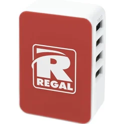 4 Port USB Folding Wall Charger
