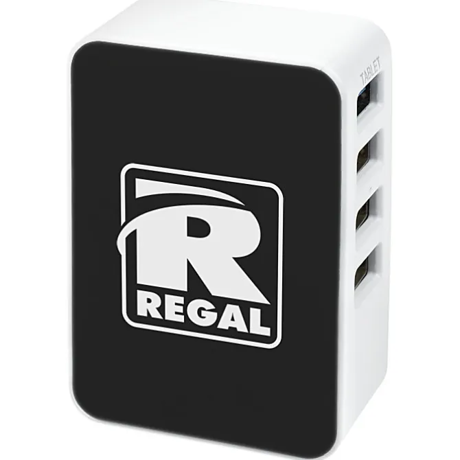 4 Port USB Folding Wall Charger