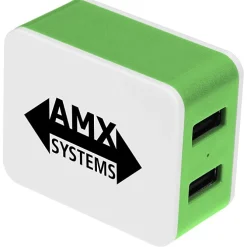 2 Port USB Folding Wall Charger