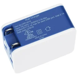 2 Port USB Folding Wall Charger