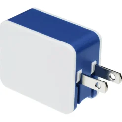 2 Port USB Folding Wall Charger - 24 hr