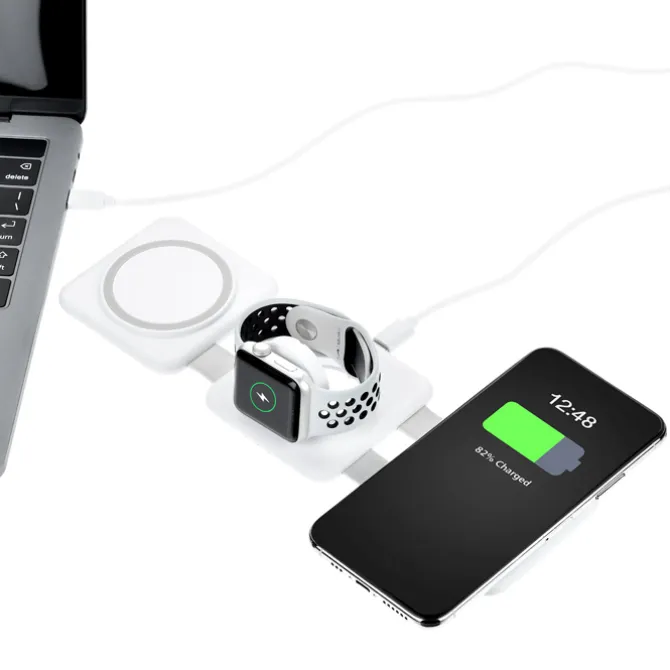 Power Fold 3-in-1 MagClick Wireless Charger
