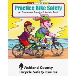 Practice Bike Safety Coloring Book