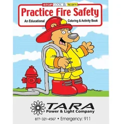 Practice Fire Safety Coloring Book