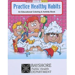 Practice Healthy Habits Coloring Book - 24 hr