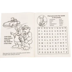 Practice School Bus Safety Coloring Book