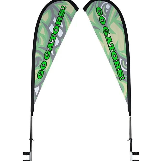 Premium 10' Event Tent - Sail Sign Banner - Two Sided