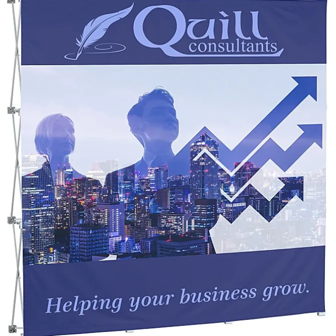 Premium Splash Floor Display - 7' - Front Graphic