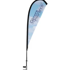Premium 10' x 15' Event Tent - Sail Sign Banner - One Sided